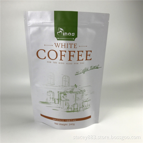Food grade kraft paper bag for coffee